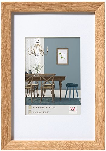 Walther wzornictwo fiorito rama drewniana ramka na zdjęcia, drewno, dąb jasny, 50 x 70 cm EF070E