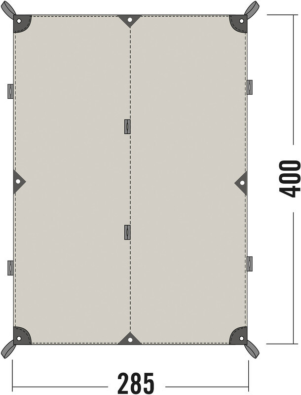 Tatonka Tarp 4 TC, sand beige 2021 Plandeki biwakowe 2468-321-0