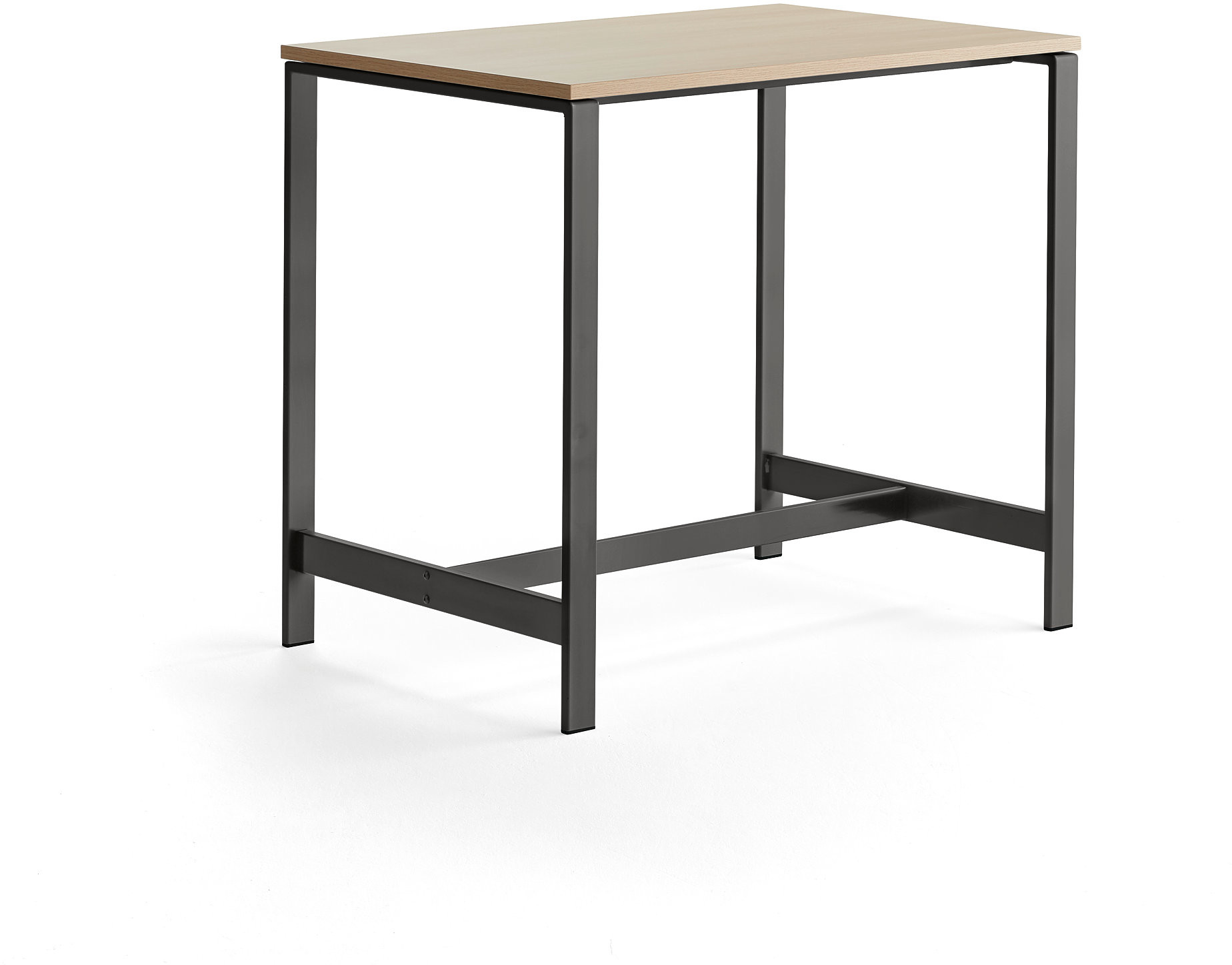 AJ Produkty Stół VARIOUS, 1200x800 mm, wysokość 1050 mm, czarny, dąb