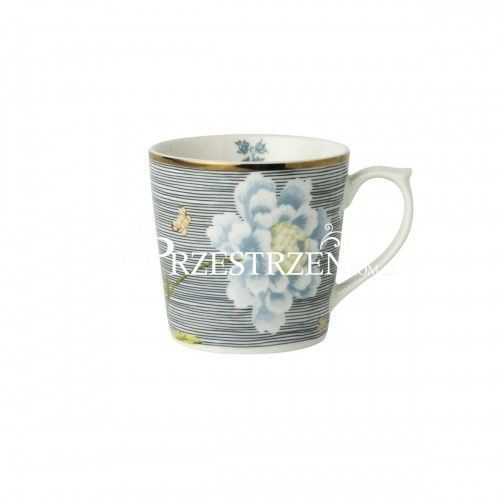 Laura ashley PORCELANOWY KUBEK Laura Ashley Heritage Pinstripe Uni 240 ml W180417