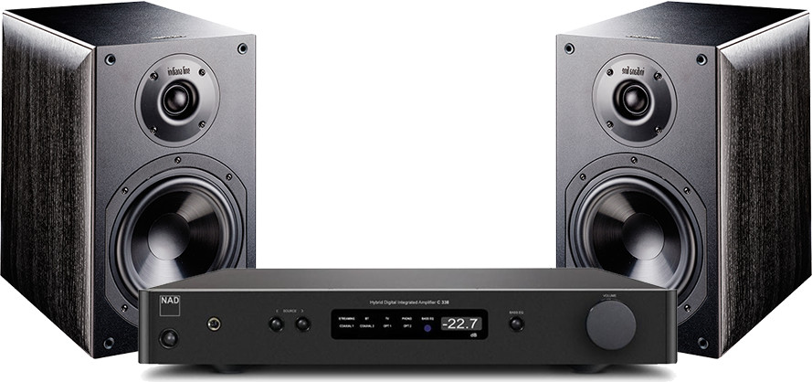 NAD C338 czarny + NOTA 260X czarny