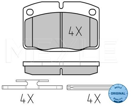 Wulf Gaertner Autoparts Zestaw klocków hamulcowych, hamulce tarczowe Wulf Gaertner Autoparts 025 209 3915