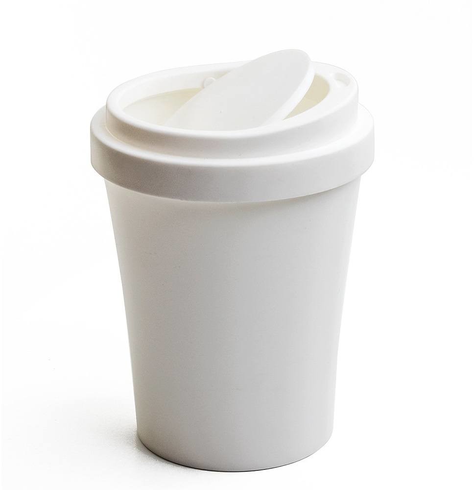 Qualy Mini Coffee 3,7 L Biały Kosz Na Śmieci Plastikowy W96h