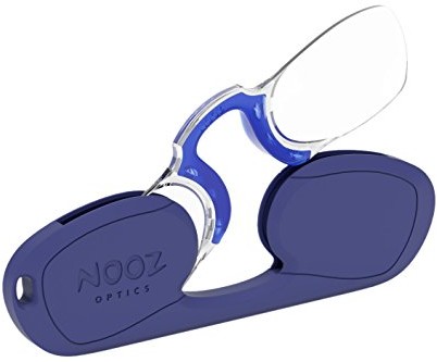 NOOZ Grubości Optics  prostokątne okulary do czytania unisex 6 kolory/5 nooz, kolor: niebieski N