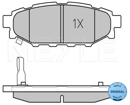 Wulf Gaertner Autoparts Zestaw klocków hamulcowych, hamulce tarczowe Wulf Gaertner Autoparts 025 242 7114/W