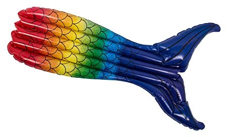 OOTB Materac dmuchany Mermaid Tail Rainbow 182 x 107 cm 91/4177