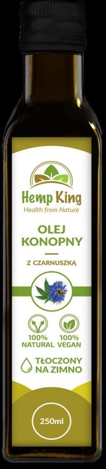 HempKing Olej konopny z czarnuszką 250 ml