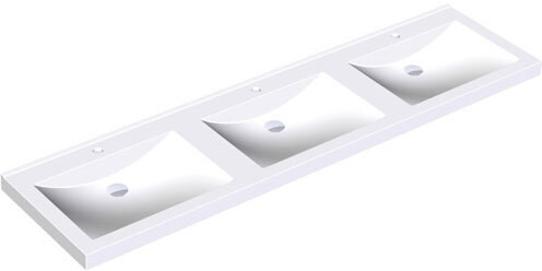 Franke Umywalka szeregowa QUADRO z otworami ANMW431