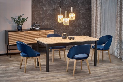 Halmar FLORIAN stół rozkładany blat - dąb artisan, nogi - czarny (2p=1szt) 49019068