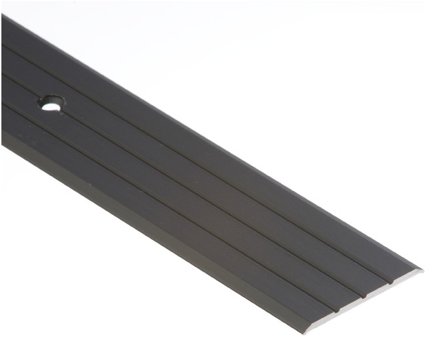 Cezar Listwa ochronna płaska szeroka LPPS 40 mm aluminium 1 m brązowa AL/LPPS-C34-10