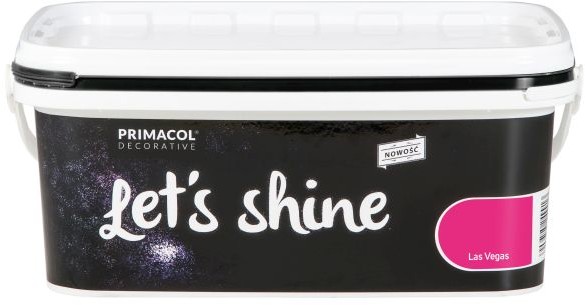 Primacol Farba dekoracyjna Let's Shine Las Vegas fuksja 2 l