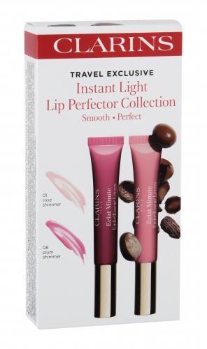Clarins Instant Light Natural Lip Perfector 12 ml Błyszczyk do ust 01 Rose Shimmer