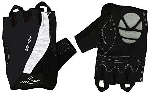 Walser 43806 rękawiczki rowerowe rozm. M, czarna Gel-Grip 43806