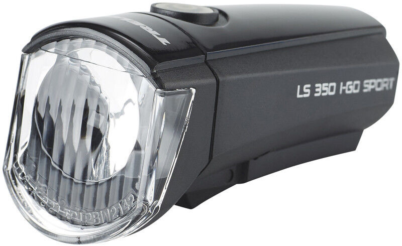 Trelock LS 350 I-GO reflektor przedni, black 2019 Lampki przednie na baterie 8005100