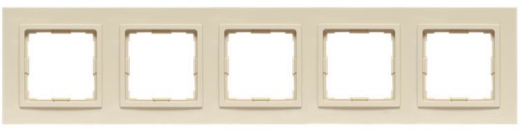 KOS Elektro System Vena 2 kremowy ramka 5 kos_520385