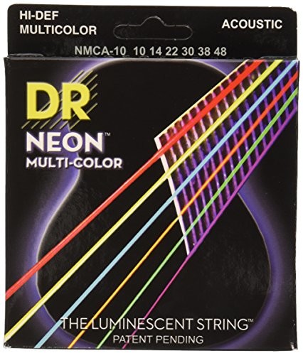 DR A Neon MCA 10 hidef Acoustic gitary wielokolorowy DR A NEON MCA-10