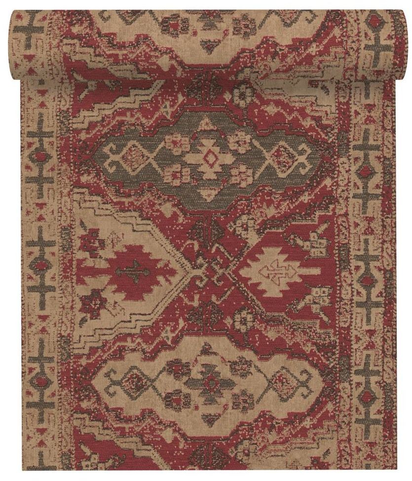 A.S. Creation Tapeta Metropolitan 378681 czerwona winylowa na flizelinie