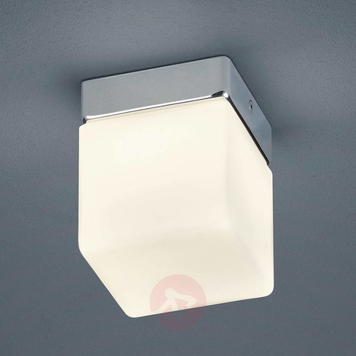 Sześcienna lampa sufitowa LED Keto, do łazienki