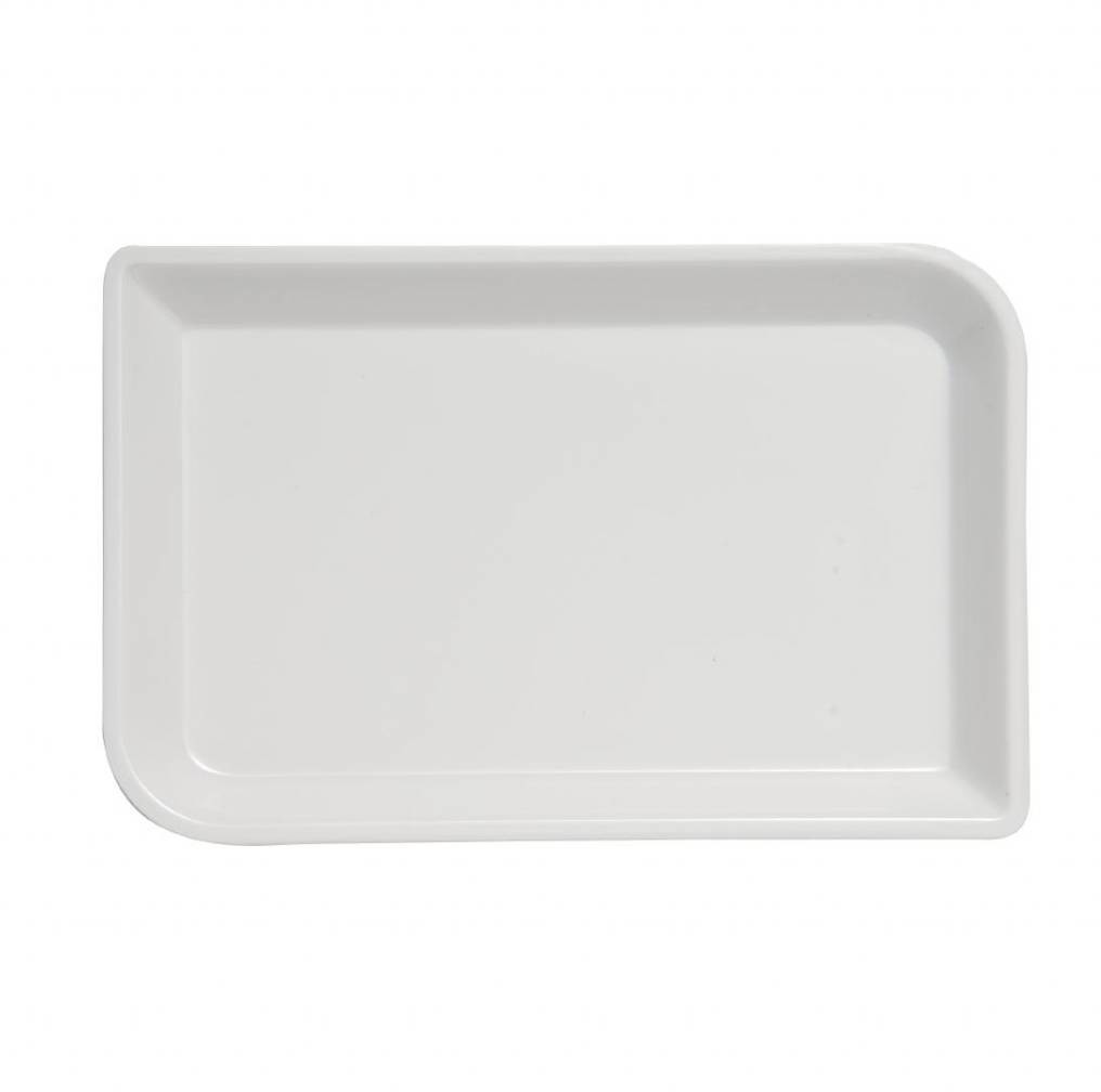 APS Taca z melaminy prostokątna | biała | 145x220x(H)20mm GH375