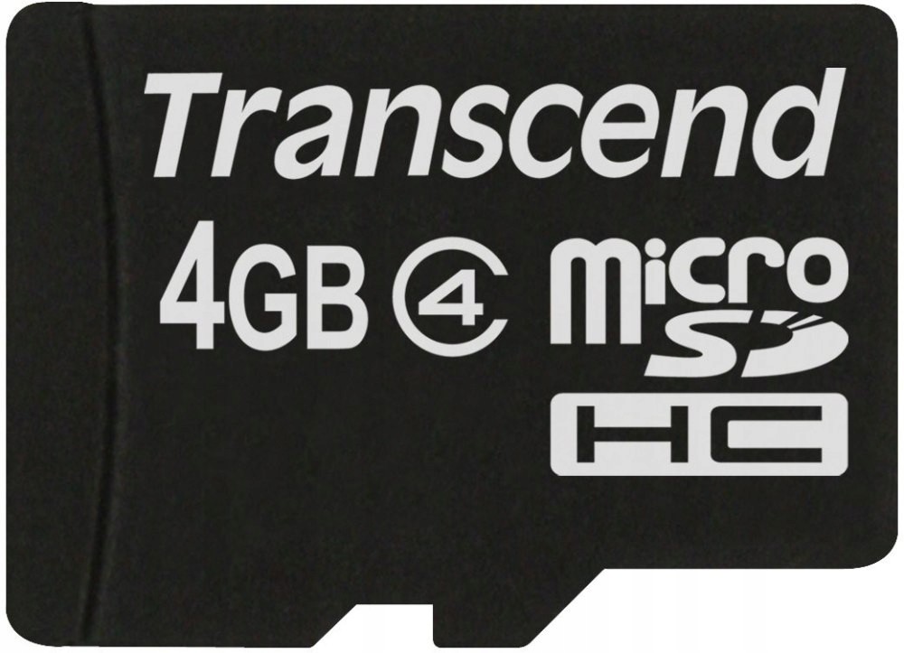 Transcend Karta pamięci microSDHC 4 Gb Adapter Sd
