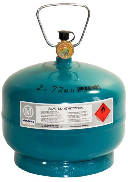 VITKOVICE MILMET Butla gazowa 2 KG SPAWANA VITKOVICE MILMET