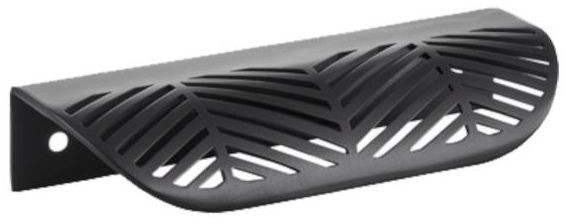 Uchwyt meblowy Jodełka 96 mm czarny