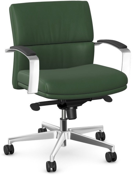 Intarseating Krzesło biurowe DENVER niskie oparcie KP-DENVER-BF-120-01