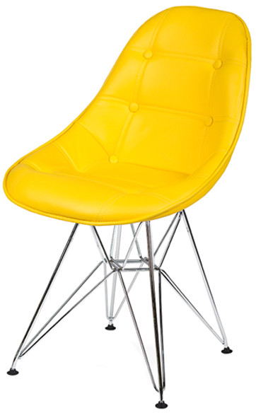 King Home Krzesło King Bath DSR żółty słoneczny K-220PU.T22.DSR