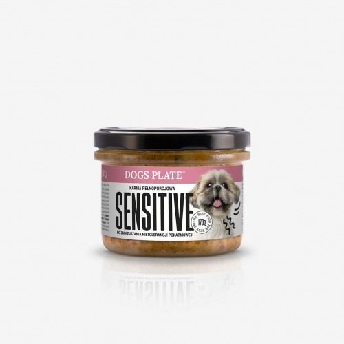 Dogs Plate SENSITIVE 180g dla psów wrażliwych pokarmowo