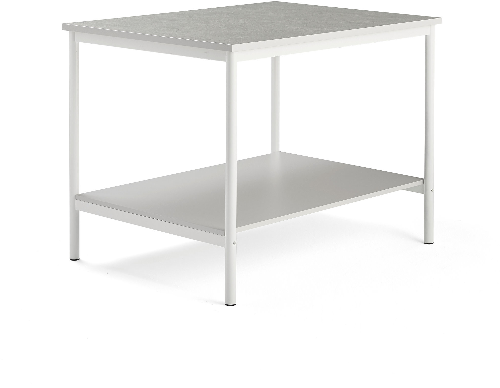 AJ Produkty Stół roboczy, 1200x900x900 mm, szary, biały