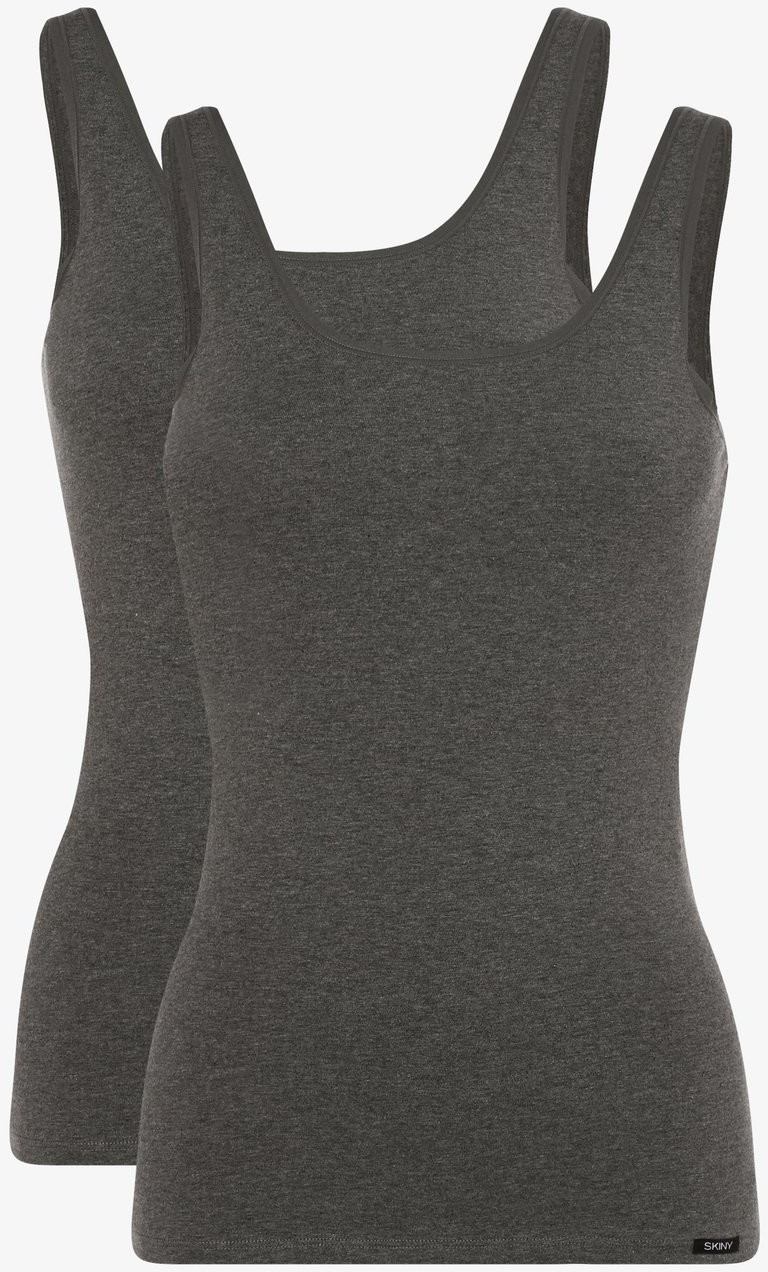 Skiny Top damski w zestawie 2 szt., szary