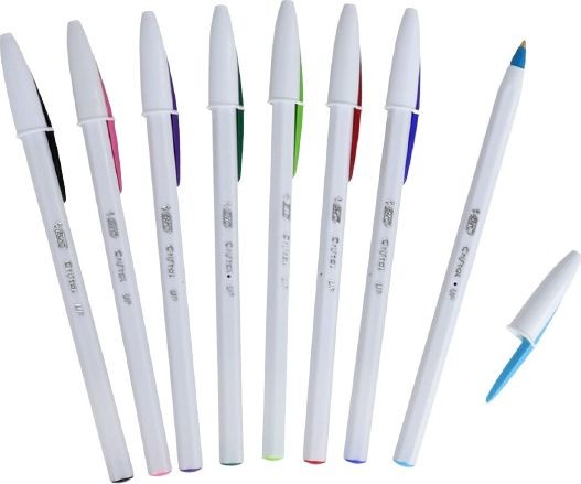 BIC biros 1,3 mm 14 cm biały 8 szt twm_990839