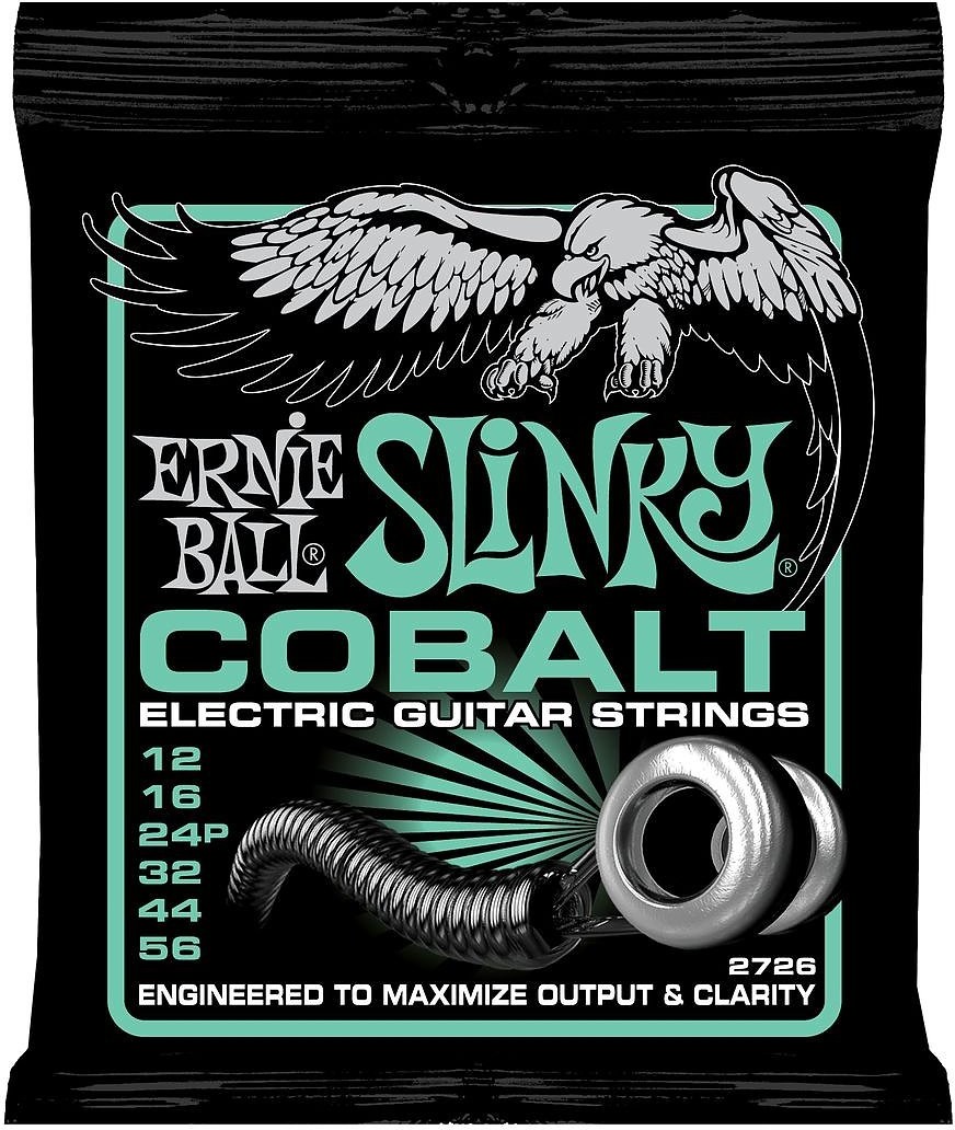 Ernie Ball Nie nawet slinky Cobalt gitara elektryczna, 12-56 Gauge P02726