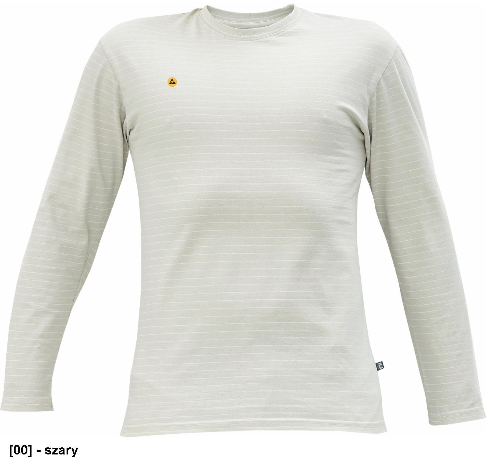 Cerva NOYO ESD LS - T-SHIRT Z DŁUGIM RĘKAWEM, 4 KOLORY - XS-3XL 03040136