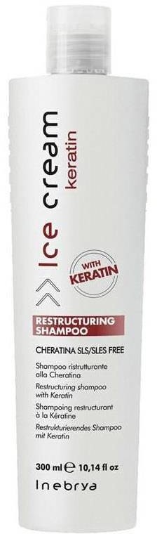Inebrya Ice Cream Keratin Restructuring Shampoo restrukturyzujący szampon do włosów z keratyną 300ml 103708-uniw