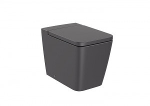 Roca A347537640 INSPIRA SQUARE Miska wc stojąca Rimless BTW 560x370 ONYX