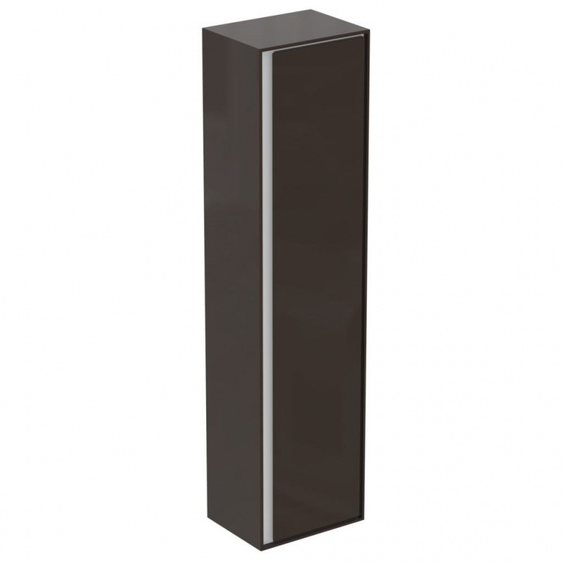 Ideal Standard Connect Air Szafka łazienkowa wisząca 40x160x30 cm ciemnobrązowa mat/biała mat E0832VY