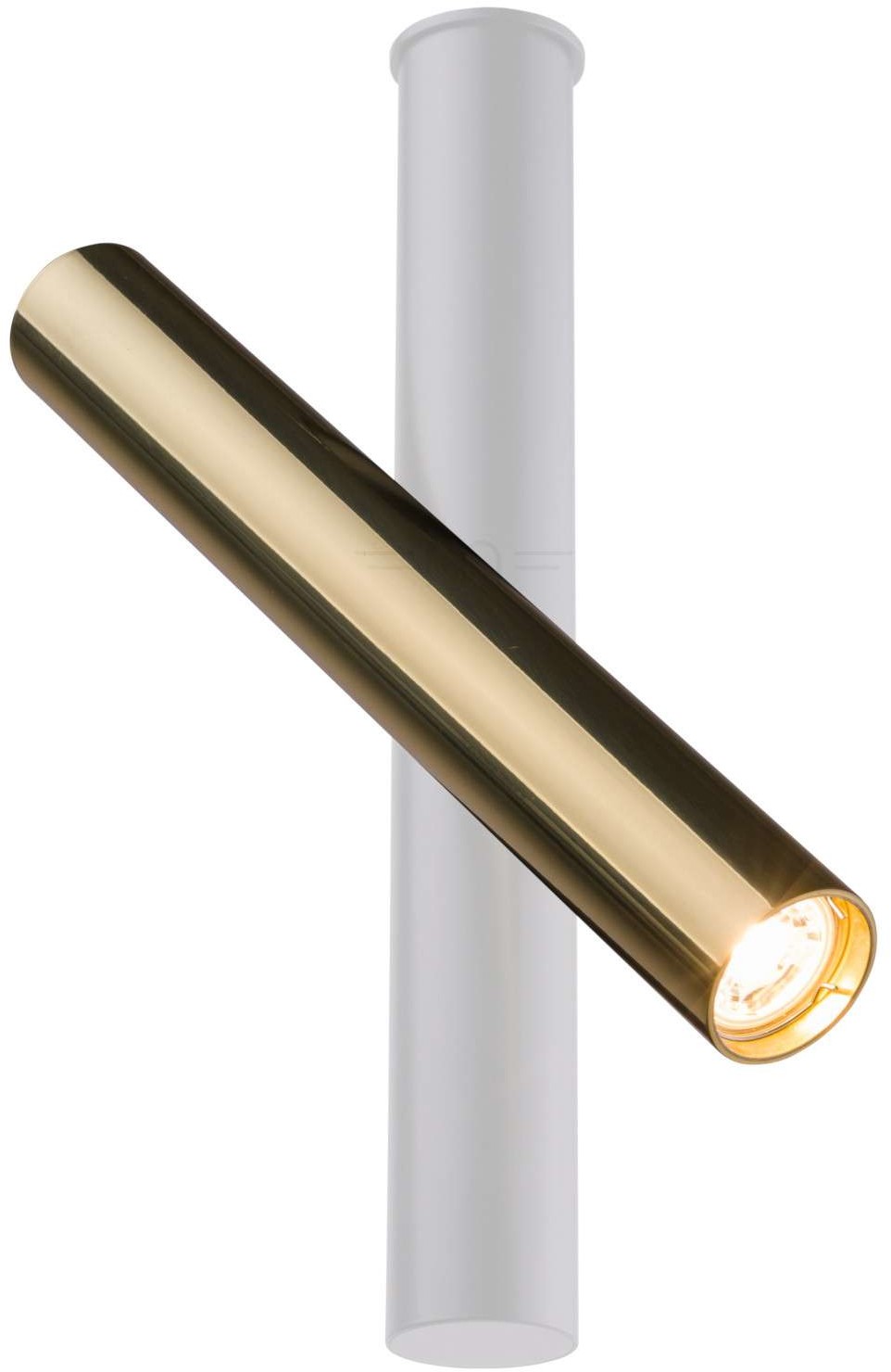Amplex LAMPA sufitowa AKADI 0139 natynkowa OPRAWA metalowy reflektor biały złoty 0139