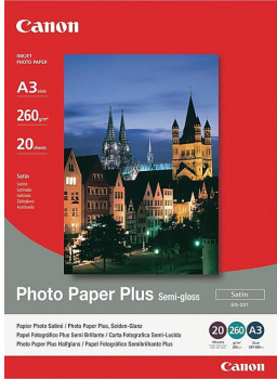 Canon SG201 Papier fotograficzny Plus Semi-glossy Paper (260g, A3 20 (1686B026)