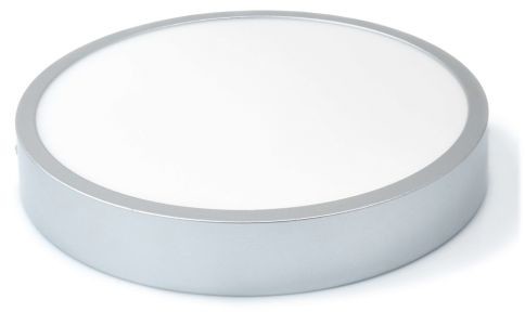 Zdjęcia - Żyrandol / lampa Panel natynkowy okrągły LED Modern 24W – Srebrny - Biały neutralny (4500K)