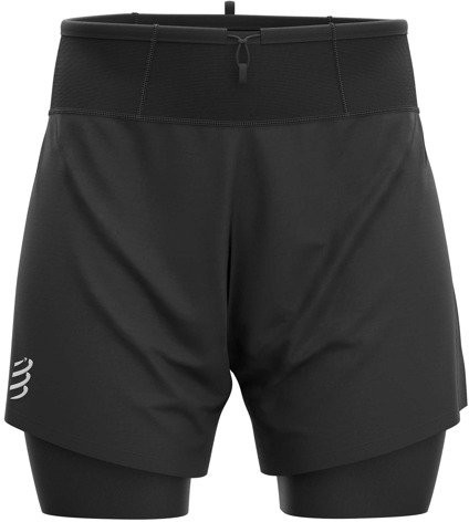 Compressport spodenki biegowe TRAIL 2-IN-1 SHORT czarne