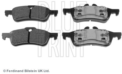 BLUE PRINT Zestaw klocków hamulcowych, hamulce tarczowe ADG04242