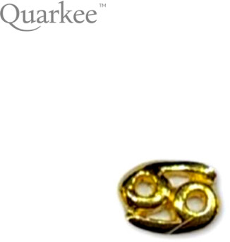 Quarkee Quarkee 22K Gold Zodiac Sign Cancer / Rak znak zodiaku