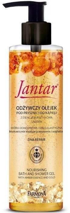 Farmona Jantar DNA Repair Olejek pod prysznic i do kąpieli odżywczy ze złotem 400ml 95929