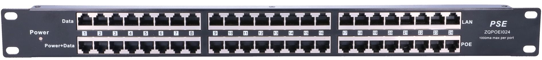 ZhangQing Adapter PoE 24-portowy 1U