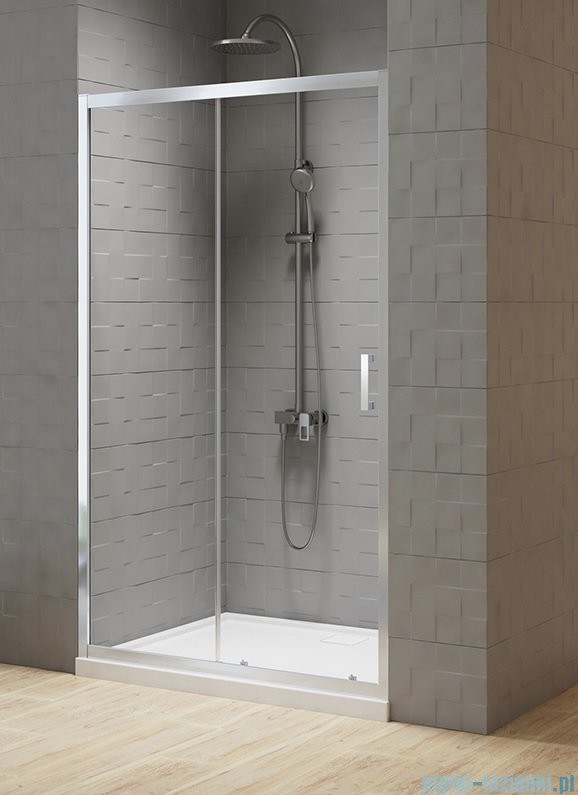 NEW TRENDY New Varia drzwi przesuwne 100x190 cm szkło przejrzyste D-0189A |