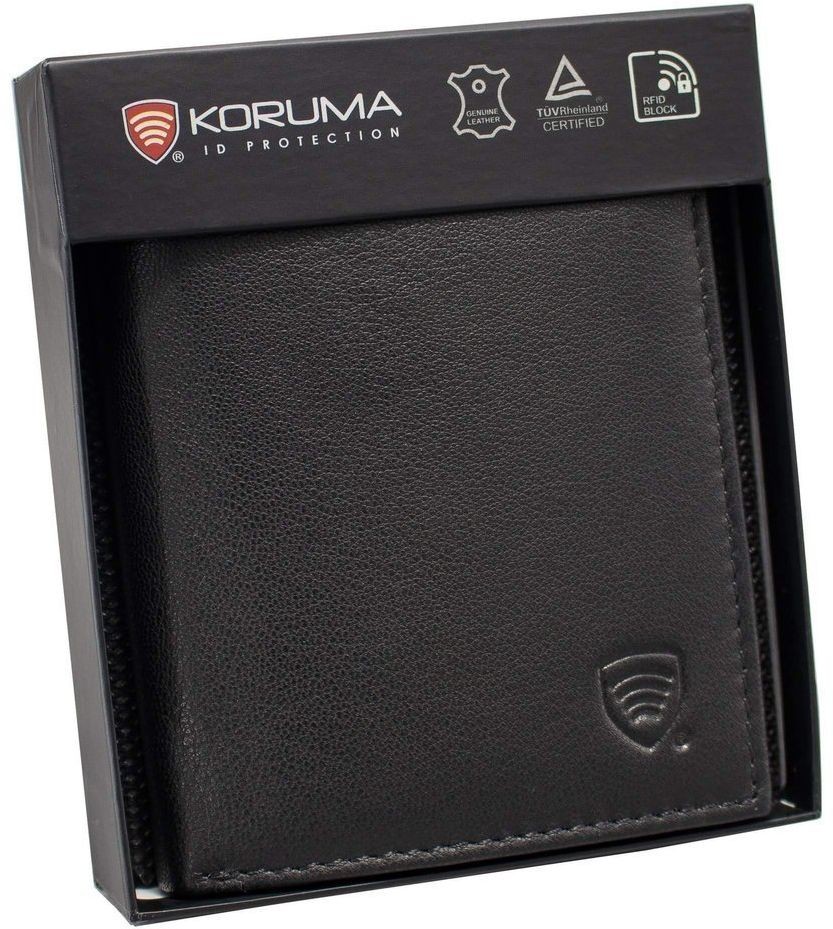 Koruma Mały Młodzieżowy Portfel Skórzany RFID SM-900GBL SM-900GBL