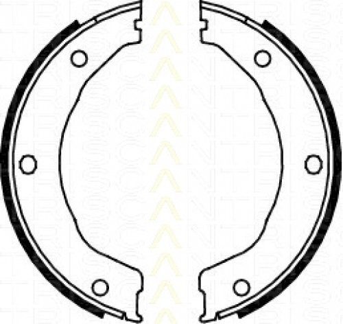 Triscan 810010030 zestaw szczęk hamulcowych hamulec postojowy 8100 10030