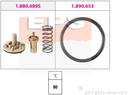 EPS TERMOSTAT SE/SK/VW 1.4TSI FSI 1.880.689K