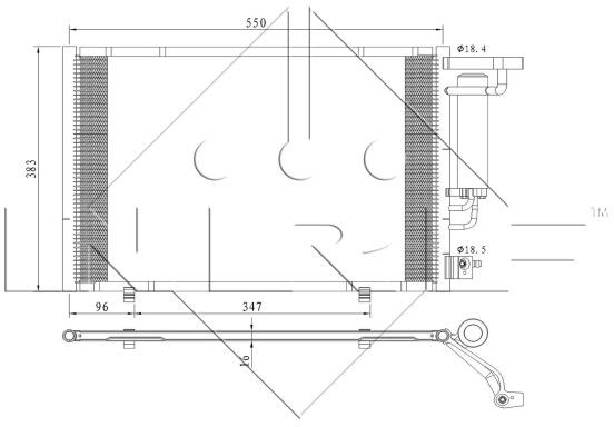 NRF Skraplacz, klimatyzacja 350396 350396